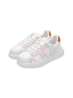 Sergio Tacchini 1966 Court Sneaker- White/ Adrenaline Rush New
