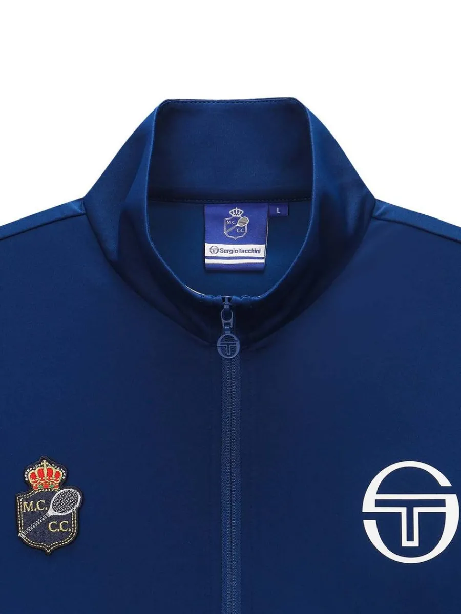 Sergio Tacchini Ace Staff Track Jacket- Navy Outlet