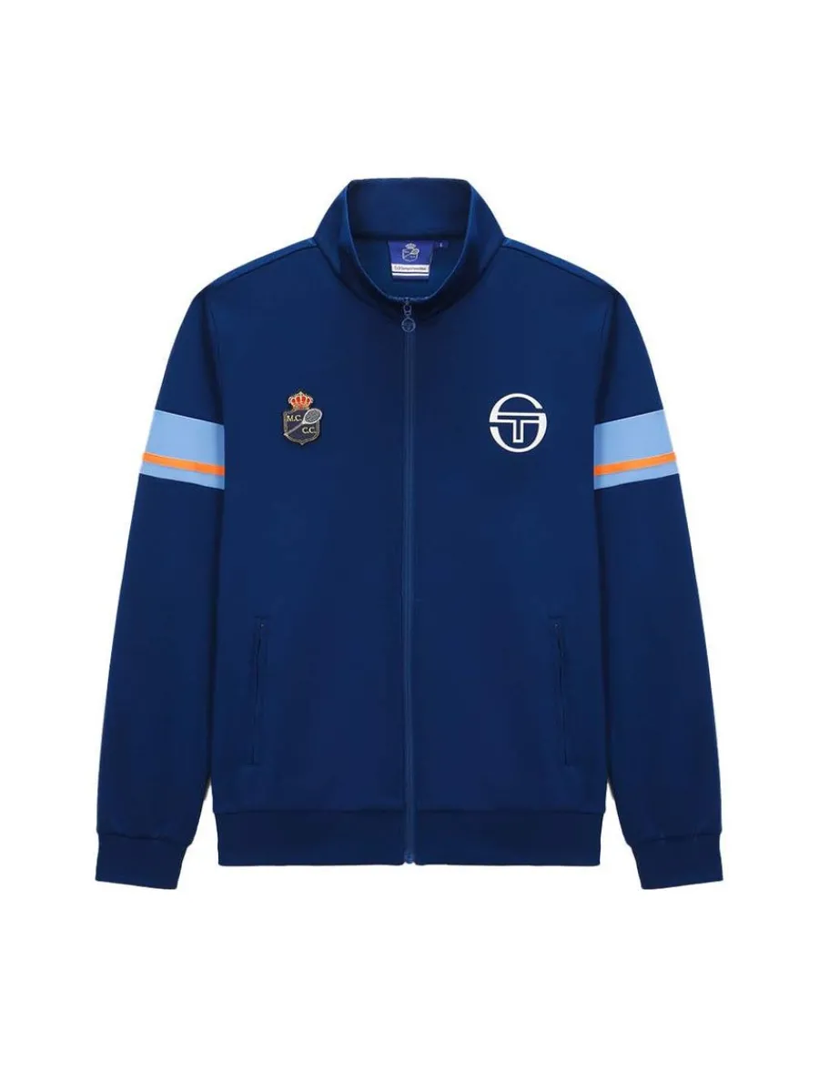 Sergio Tacchini Ace Staff Track Jacket- Navy Sale