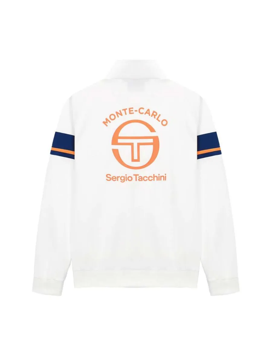 Sergio Tacchini Ace Staff Track Jacket- Off White Clearance