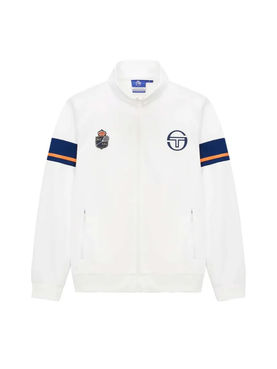 Sergio Tacchini Ace Staff Track Jacket- Off White Best