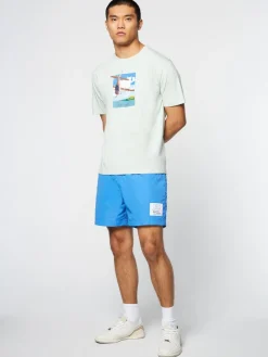 Sergio Tacchini Aereo T-Shirt- Surf Spray Hot