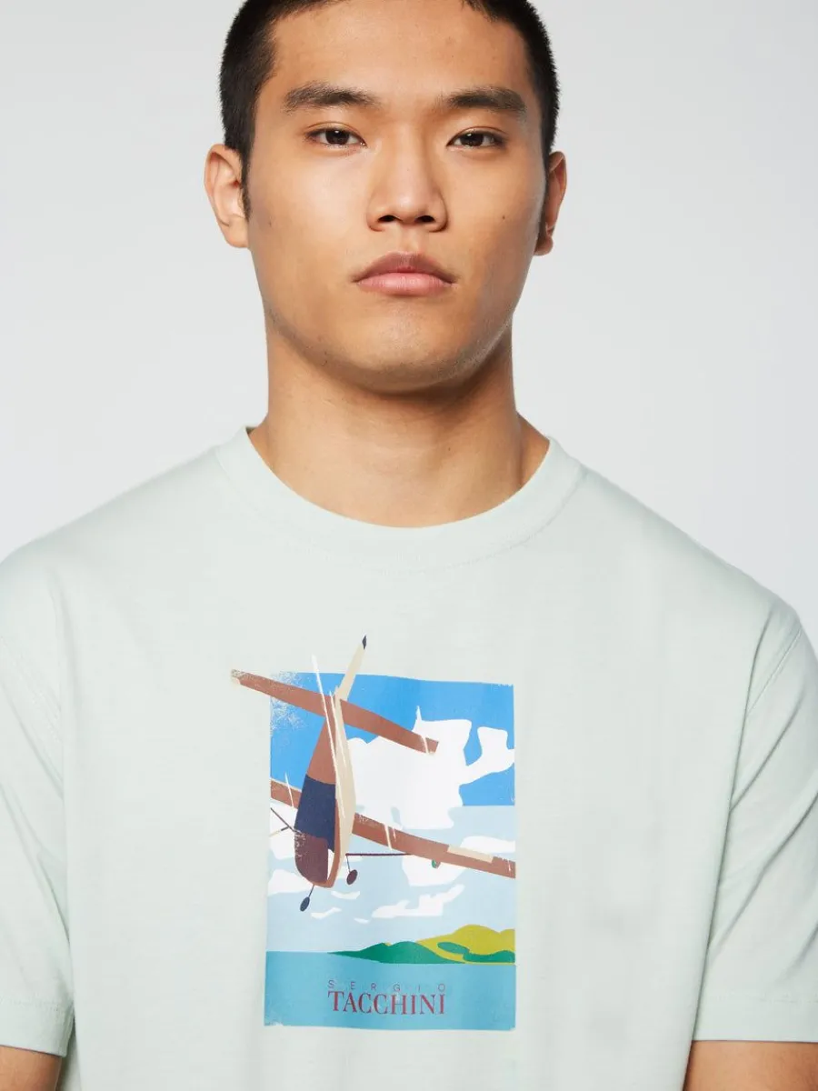 Sergio Tacchini Aereo T-Shirt- Surf Spray New