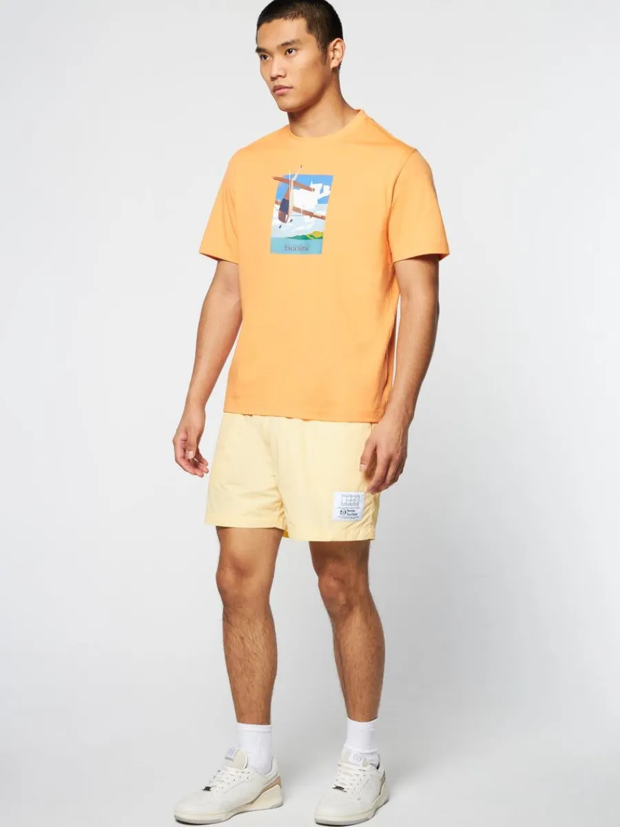 Sergio Tacchini Aereo T-Shirt- Tangerine