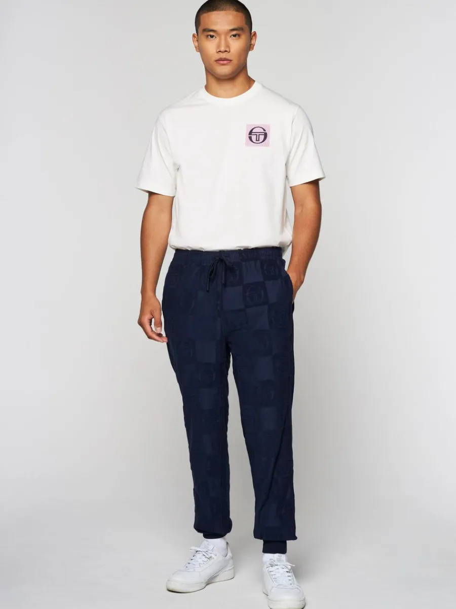 Sergio Tacchini Anzio Track Pant- Maritime Blue Hot