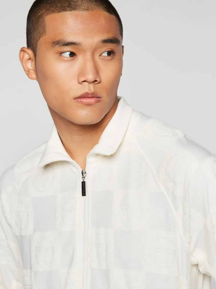 Sergio Tacchini Anzio Zip-Up Track Jacket-Gardenia