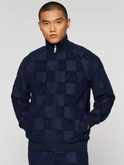 Sergio Tacchini Anzio Zip-Up Track Jacket-Maritime Blue Best