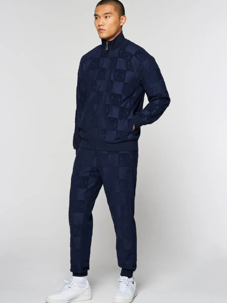 Sergio Tacchini Anzio Zip-Up Track Jacket-Maritime Blue Best
