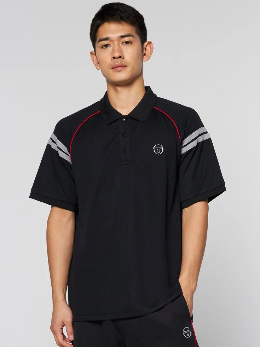 Sergio Tacchini Ascot Polo- Black Online