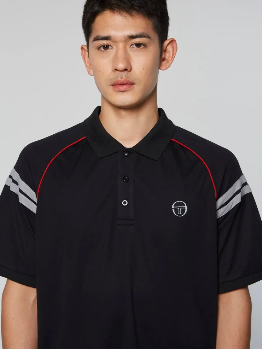 Sergio Tacchini Ascot Polo- Black Online