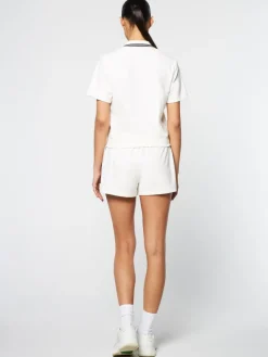 Sergio Tacchini Atri Velour Polo- Gardenia Outlet