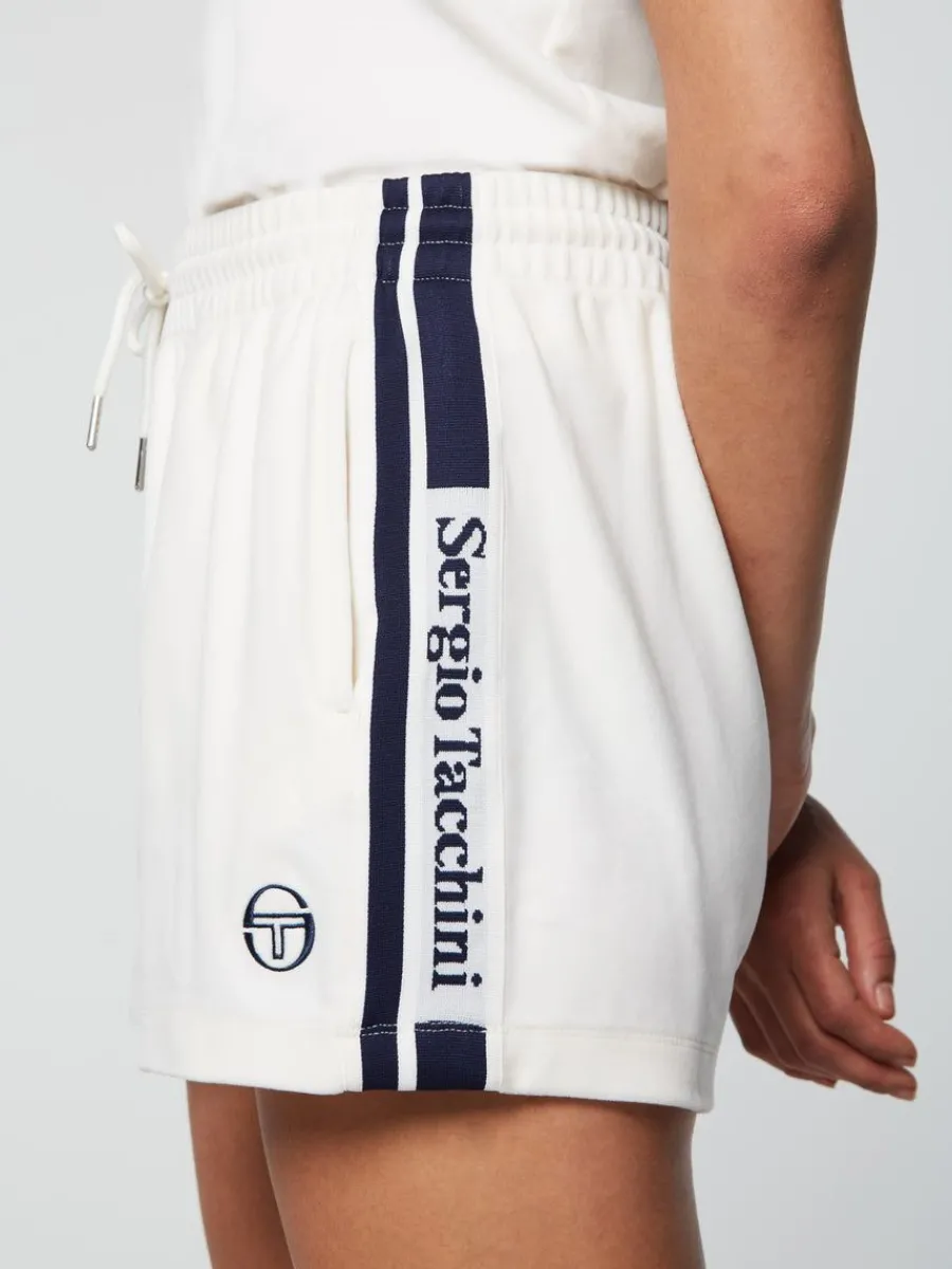 Sergio Tacchini Atri Velour Short- Gardenia Discount