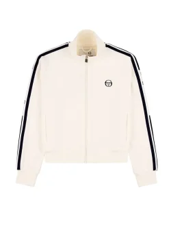 Sergio Tacchini Atri Velour Track Jacket- Gardenia Outlet