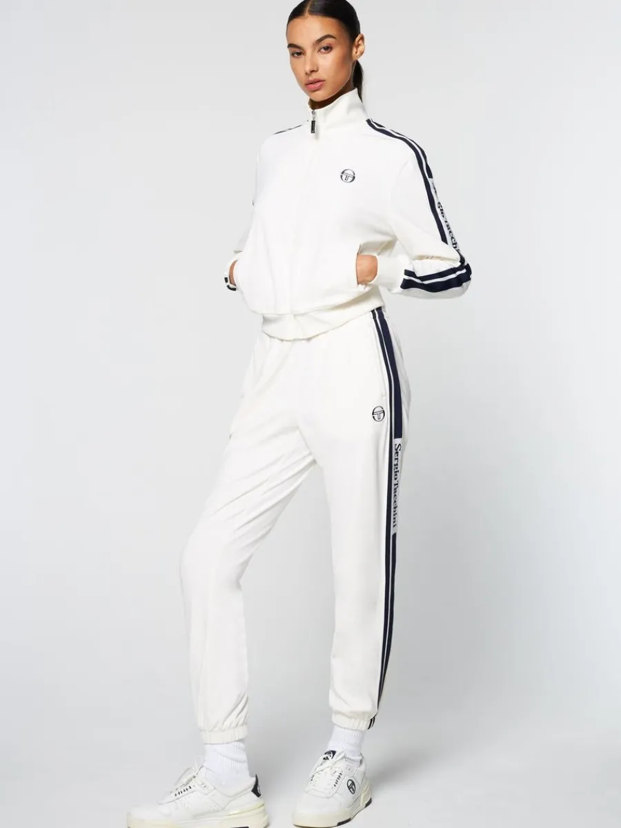 Sergio Tacchini Atri Velour Track Jacket- Gardenia Outlet