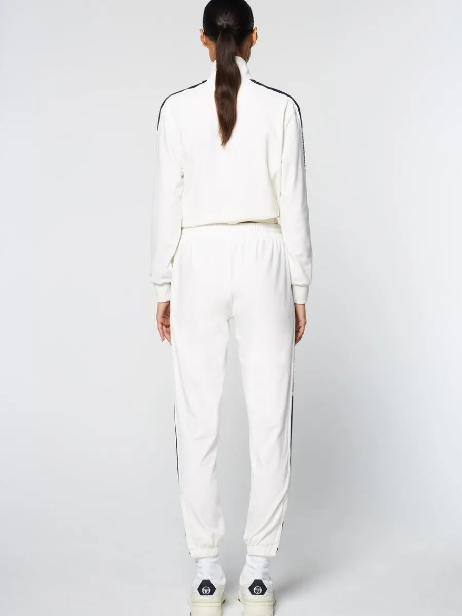 Sergio Tacchini Atri Velour Track Jacket- Gardenia Best