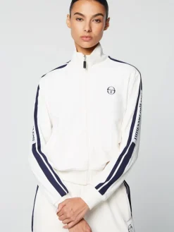Sergio Tacchini Atri Velour Track Jacket- Gardenia Best