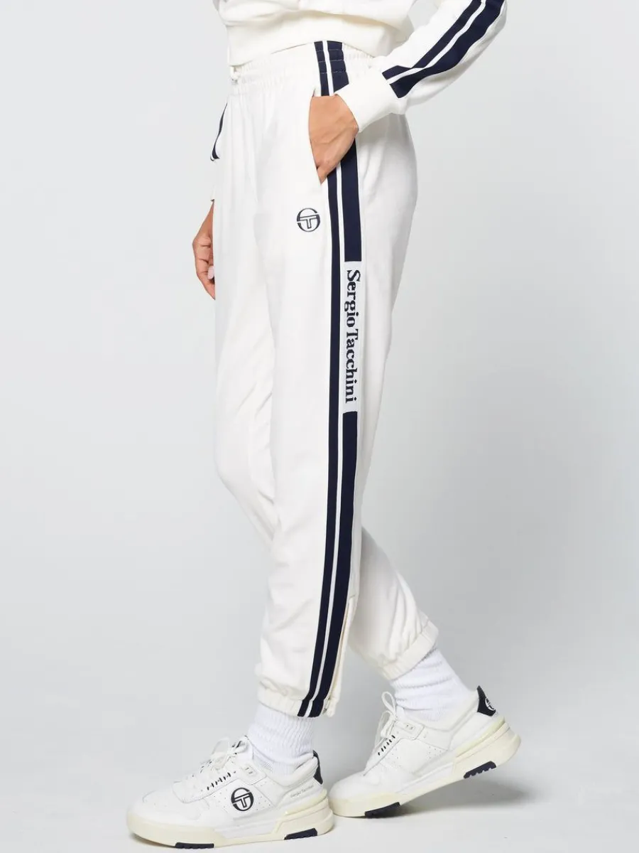 Sergio Tacchini Atri Velour Track Pant- Gardenia Clearance