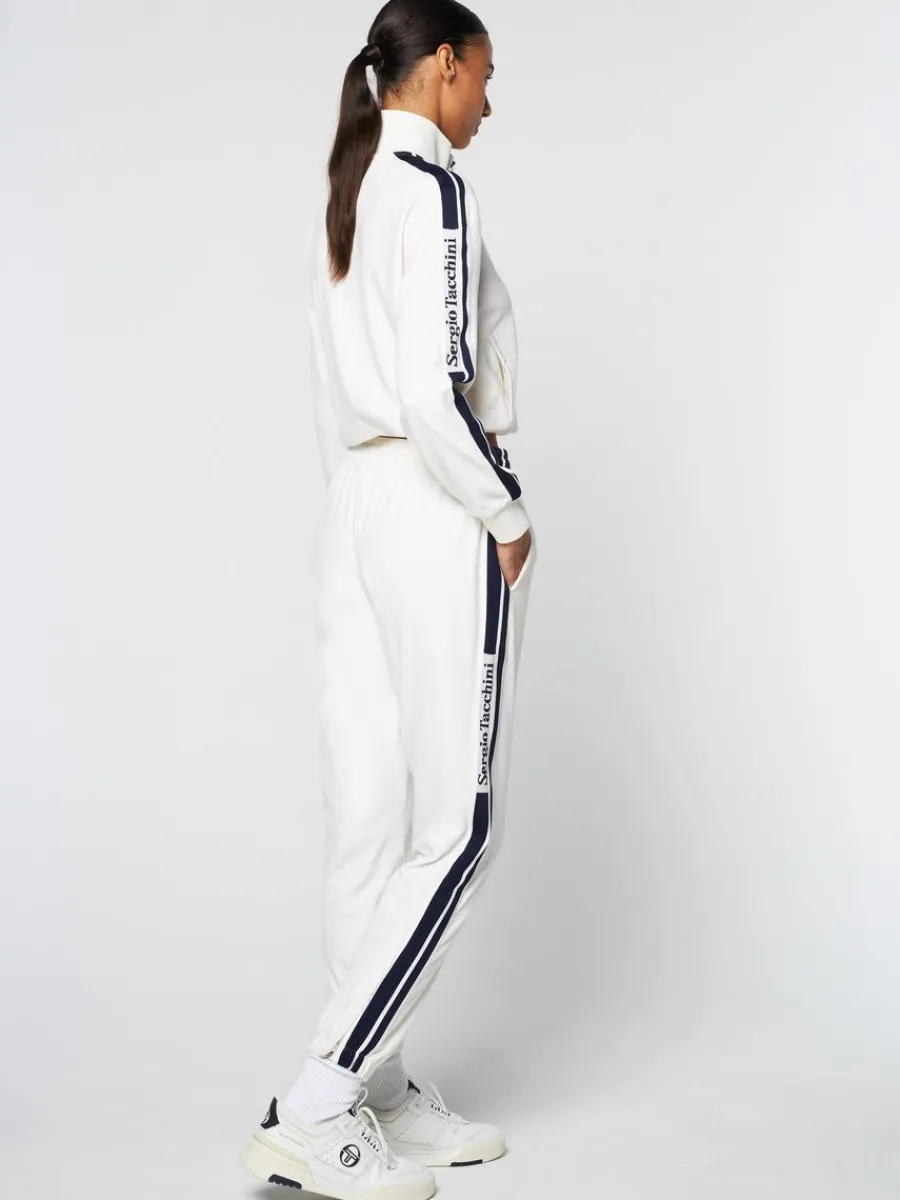 Sergio Tacchini Atri Velour Track Pant- Gardenia Clearance