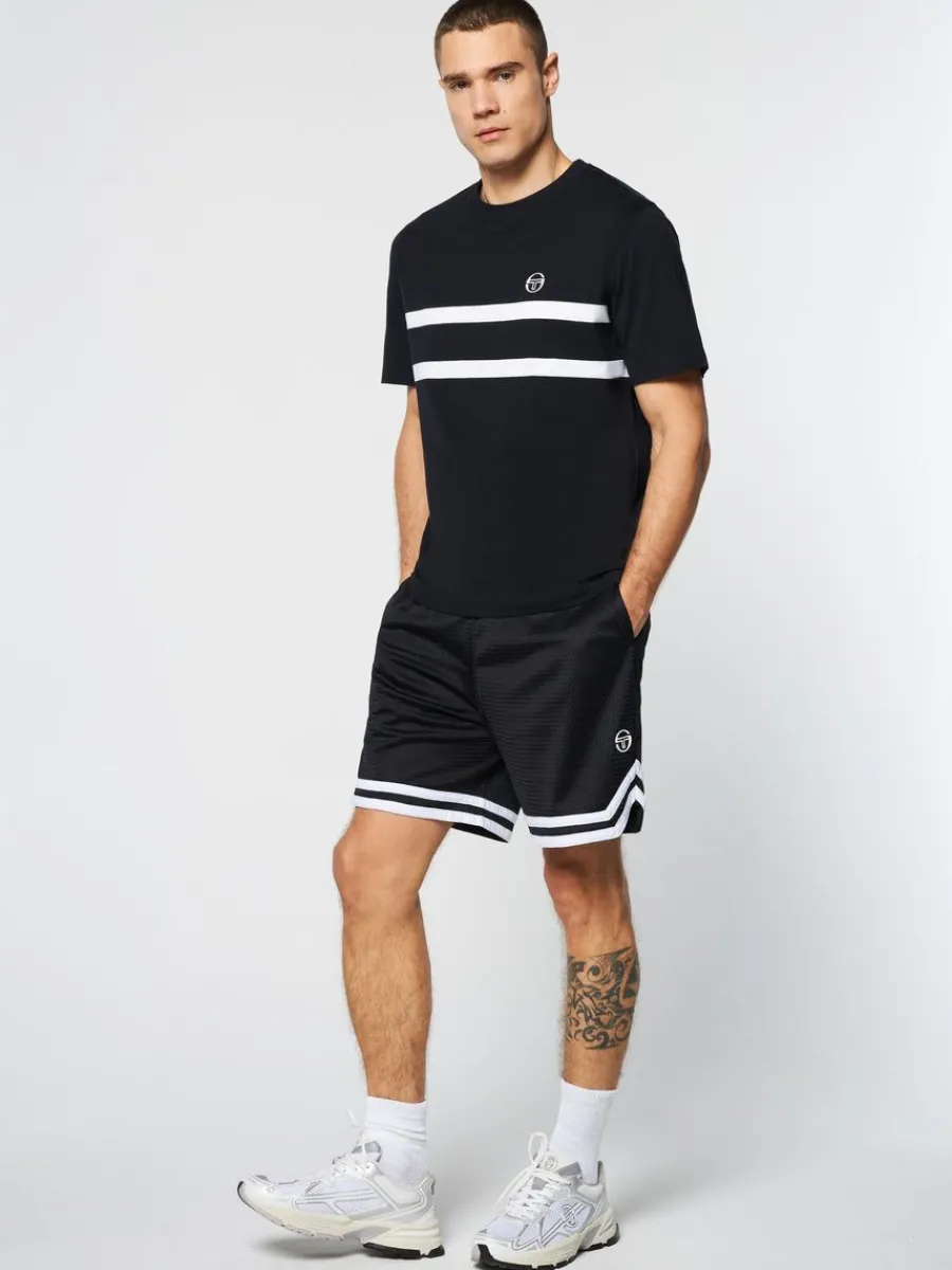 Sergio Tacchini Banda T-Shirt- Black Beauty Discount