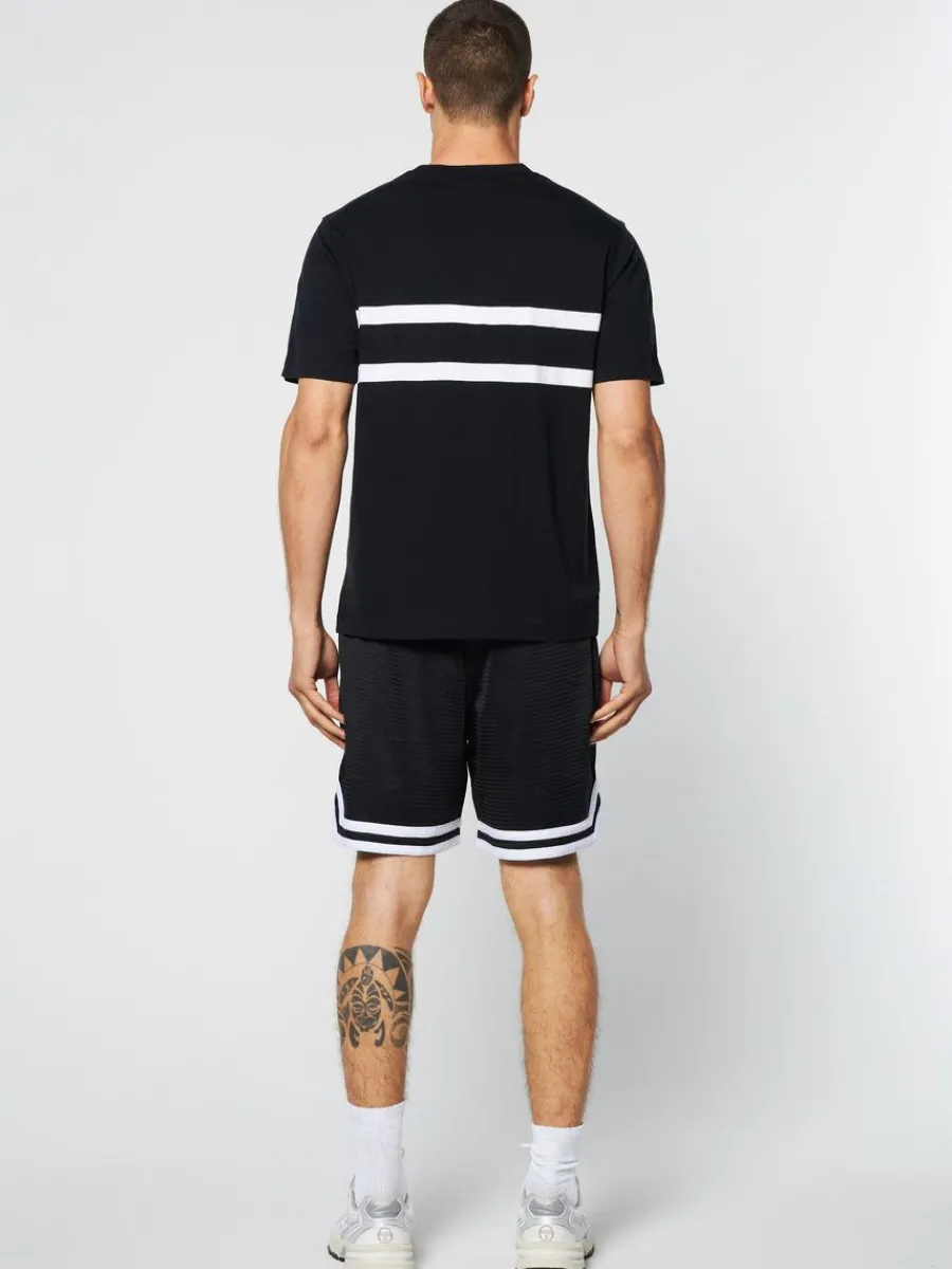 Sergio Tacchini Banda T-Shirt- Black Beauty Discount