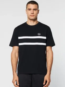 Sergio Tacchini Banda T-Shirt- Black Beauty Outlet