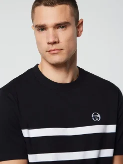 Sergio Tacchini Banda T-Shirt- Black Beauty Outlet