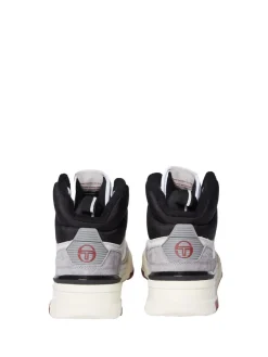 Sergio Tacchini Bb Court Hi Sneaker- White/ Tofu/ Quiet Grey Best