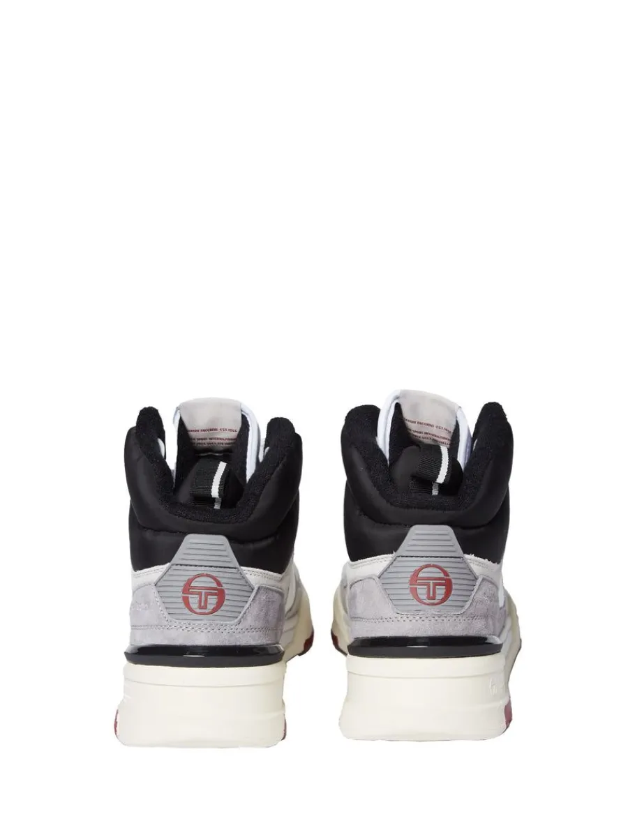 Sergio Tacchini Bb Court Hi Sneaker- White/ Tofu/ Quiet Grey Sale