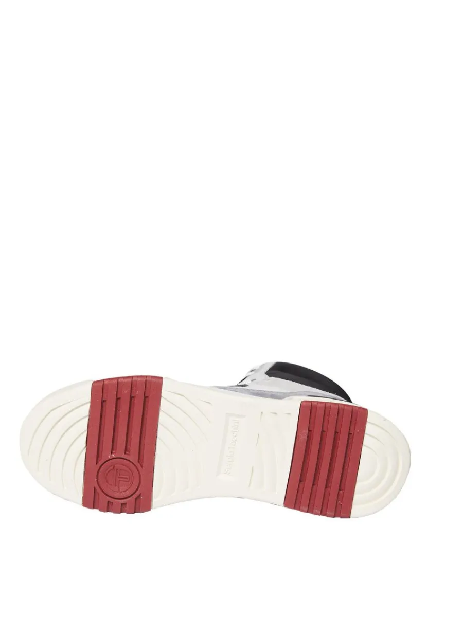 Sergio Tacchini Bb Court Hi Sneaker- White/ Tofu/ Quiet Grey Sale