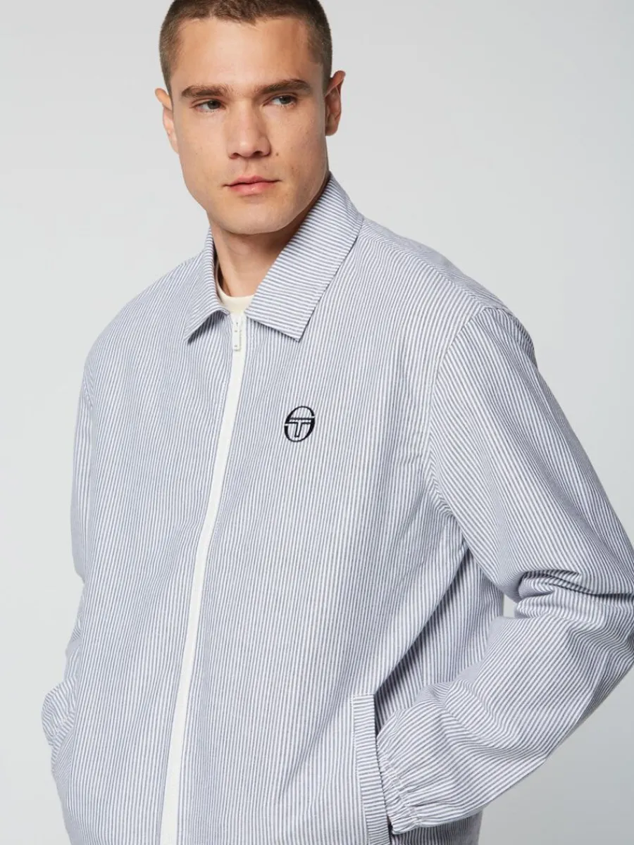Sergio Tacchini Benvolio Oxford Jacket- Maritime Blue