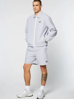 Sergio Tacchini Benvolio Oxford Jacket- Maritime Blue
