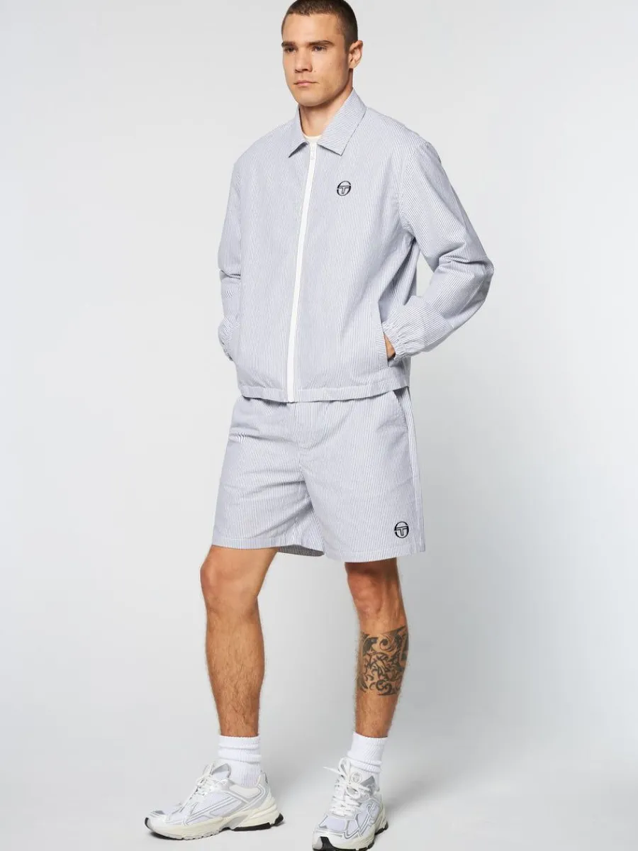 Sergio Tacchini Benvolio Oxford Jacket- Maritime Blue