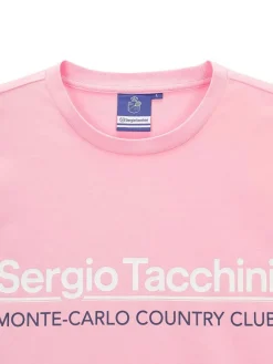 Sergio Tacchini Bimane Mch T-Shirt- Light Pink Discount