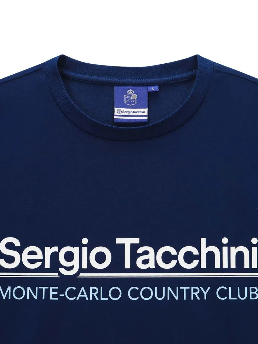 Sergio Tacchini Bimane Mch T-Shirt- Navy Sale