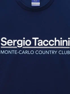 Sergio Tacchini Bimane Mch T-Shirt- Navy Sale