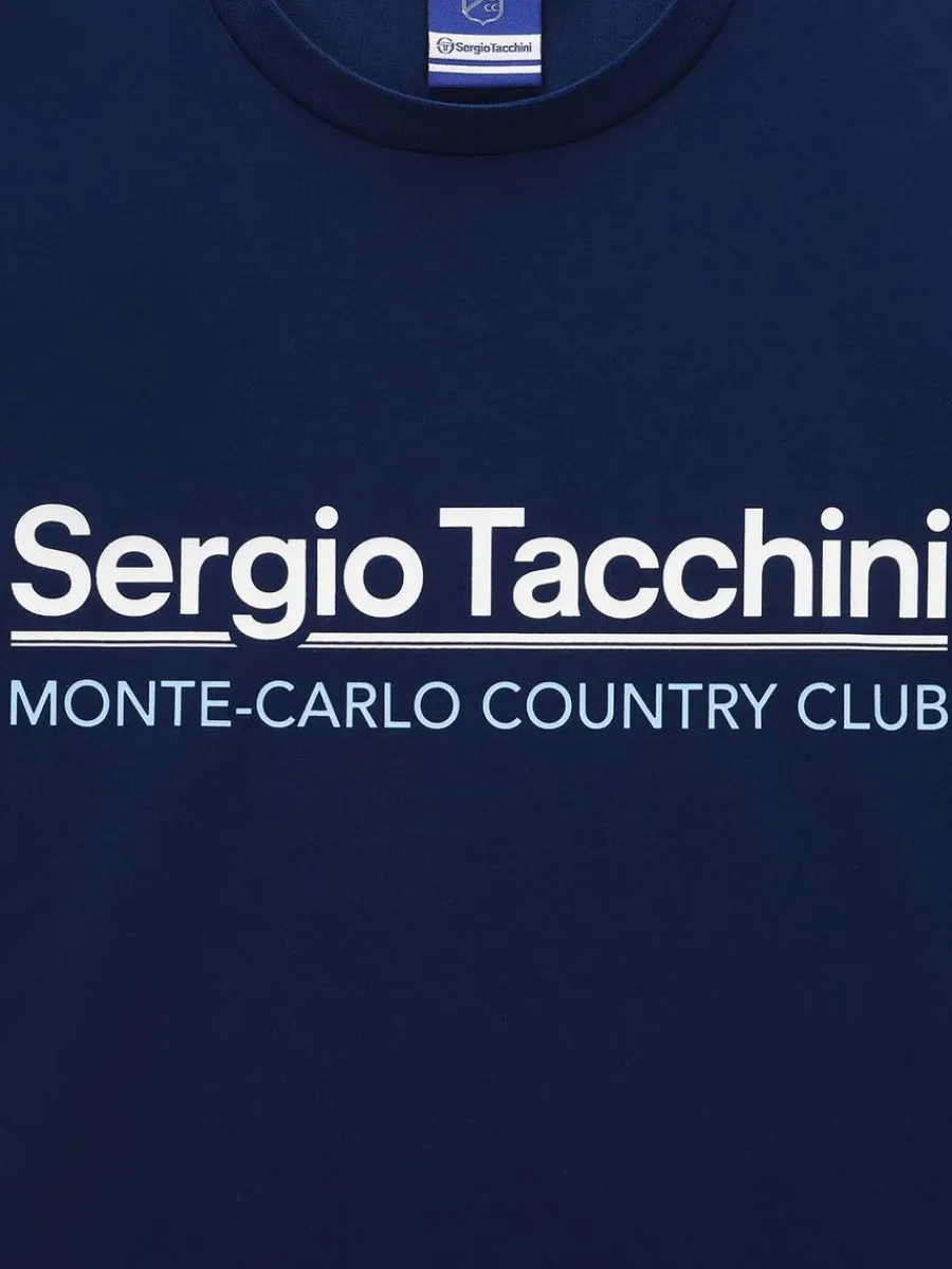 Sergio Tacchini Bimane Mch T-Shirt- Navy Sale