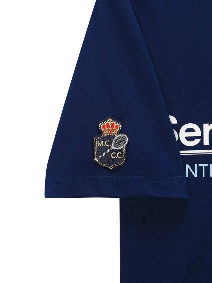 Sergio Tacchini Bimane Mch T-Shirt- Navy Sale