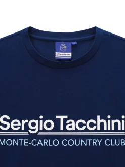 Sergio Tacchini Bimane Mch T-Shirt- Navy Hot