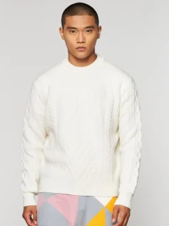 Sergio Tacchini Cave Sweater- Gardenia Hot