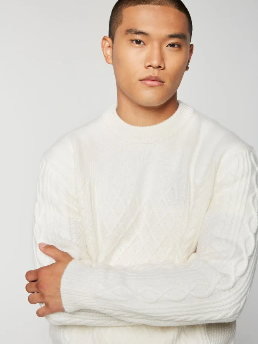 Sergio Tacchini Cave Sweater- Gardenia Hot