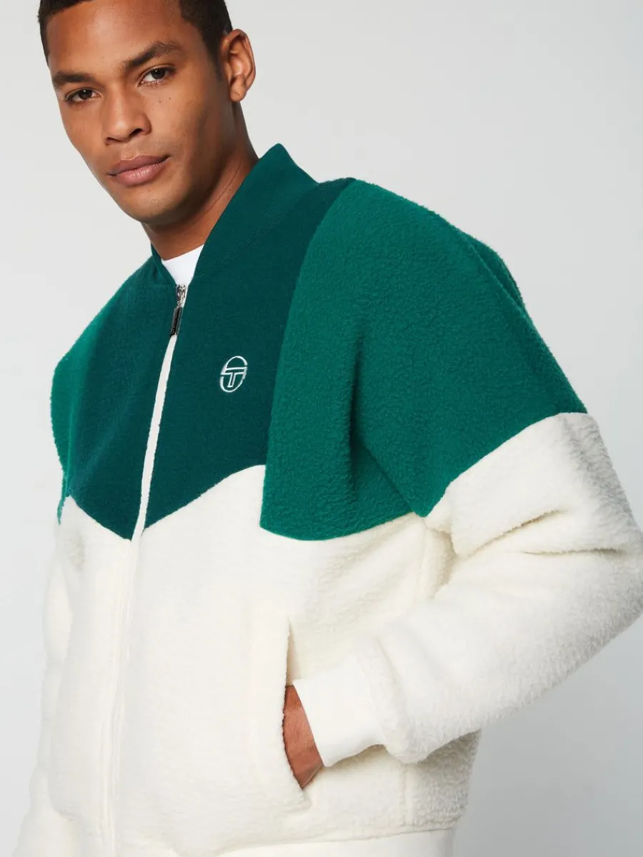 Sergio Tacchini Cortina Bomber- Gardenia/ Botanical Hot