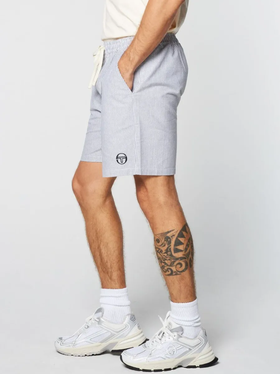Sergio Tacchini Cosimo Oxford Shorts- Maritime Blue Sale