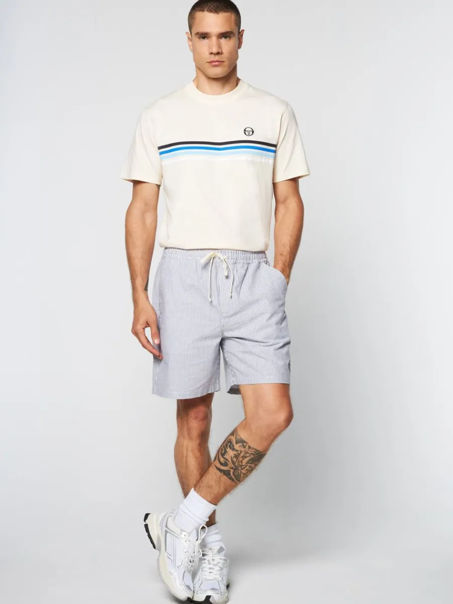 Sergio Tacchini Cosimo Oxford Shorts- Maritime Blue Sale