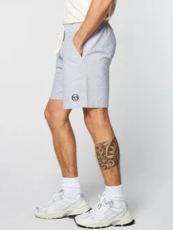 Sergio Tacchini Cosimo Oxford Shorts- Maritime Blue Clearance