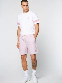 Sergio Tacchini Cosimo Oxford Shorts- Wild Rose Sale