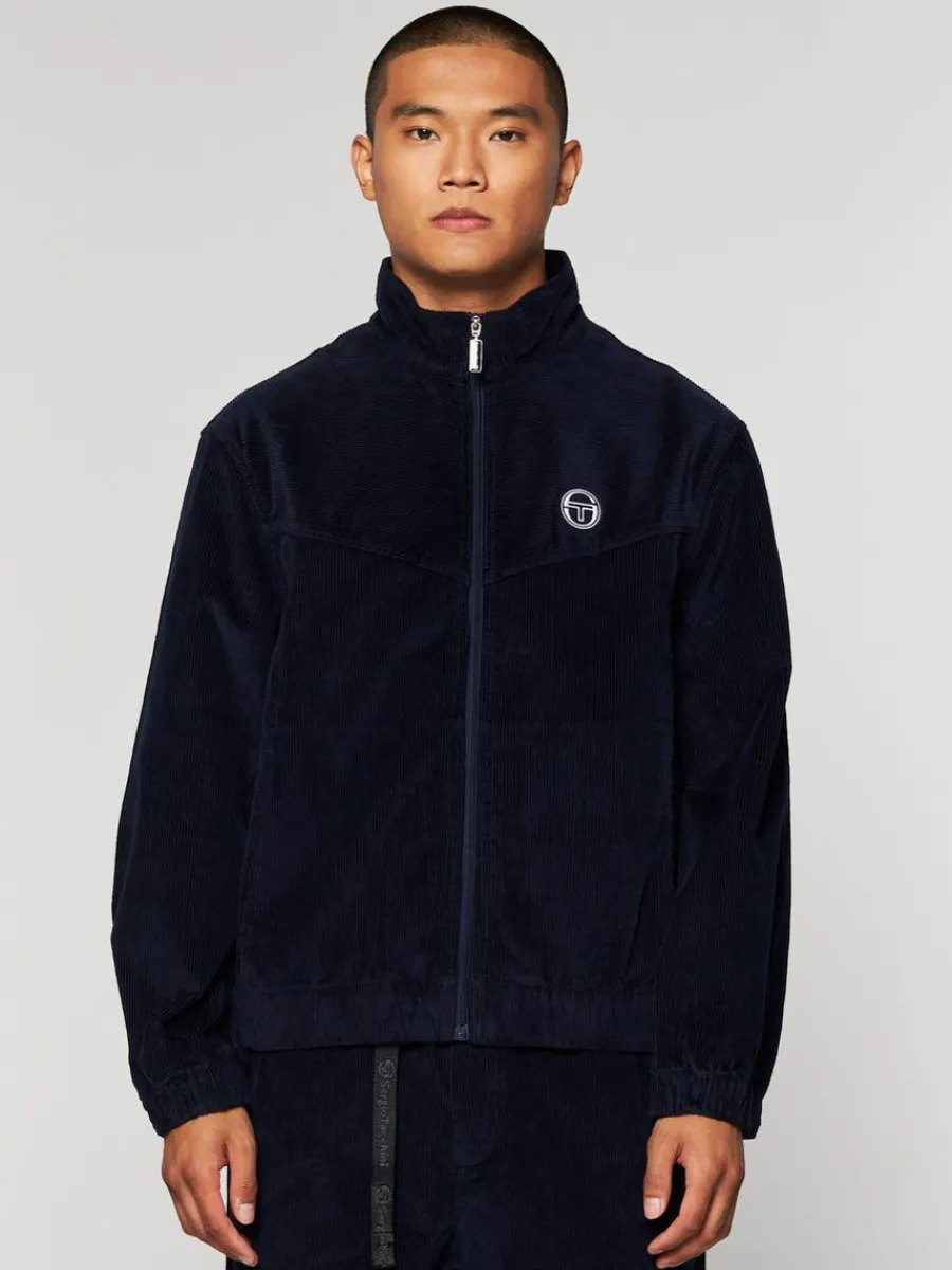 Sergio Tacchini Coste Zip-Up Jacket- Maritime Blue Discount