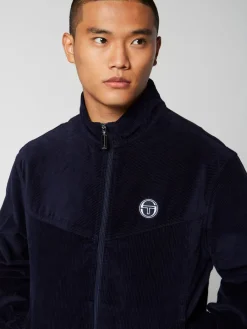 Sergio Tacchini Coste Zip-Up Jacket- Maritime Blue Discount