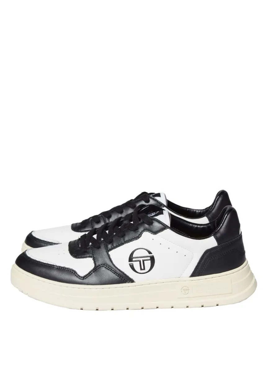 Sergio Tacchini Court Classic Mp Sneaker- Antique White/ Seedpearl/ Raven Best