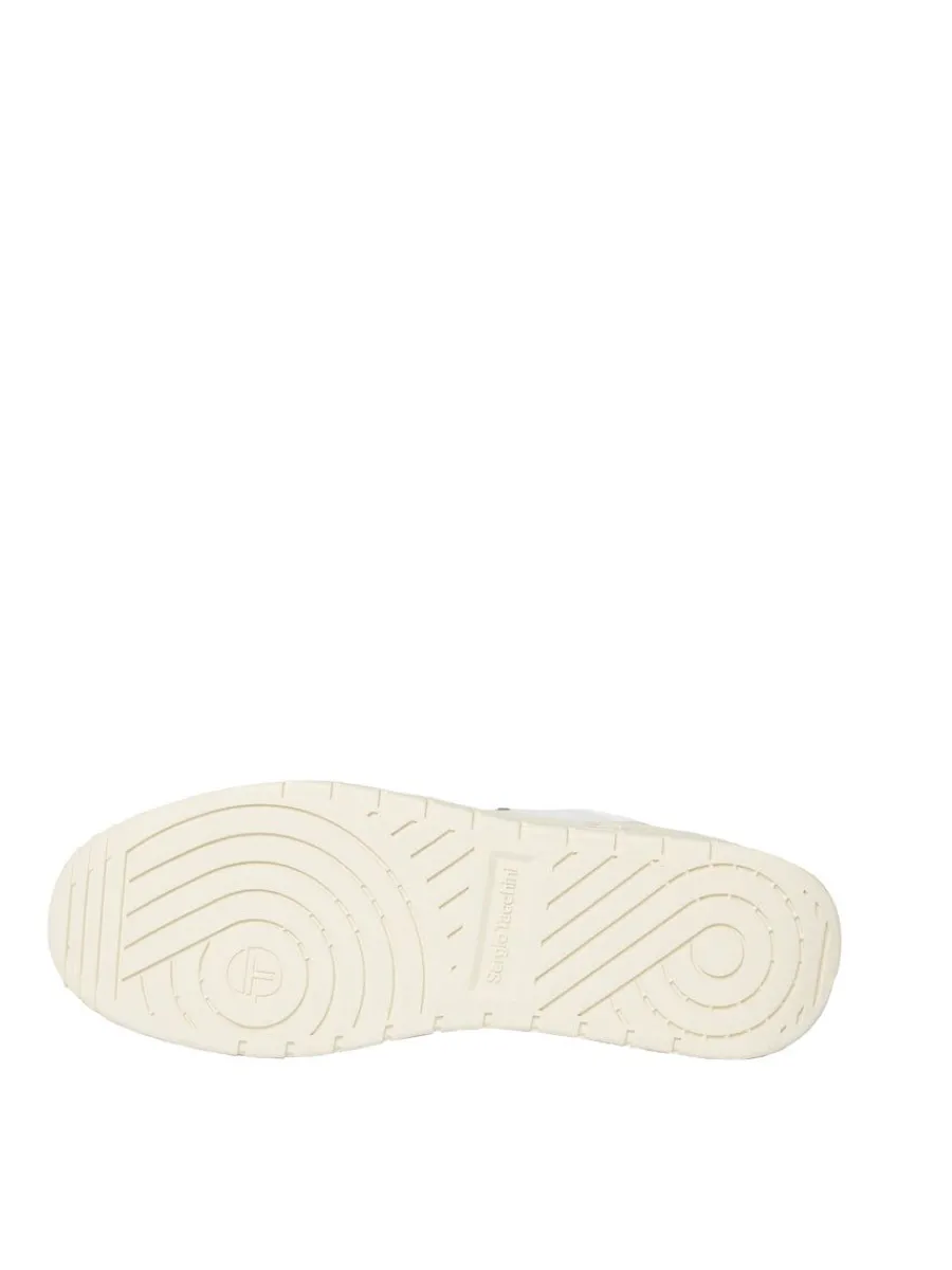Sergio Tacchini Court Classic Mp Sneaker- Antique White/ Seedpearl/ Raven Best