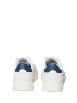 Sergio Tacchini Court Classic Mp Sneaker- White/ Antique White/ Maritime Blue Outlet